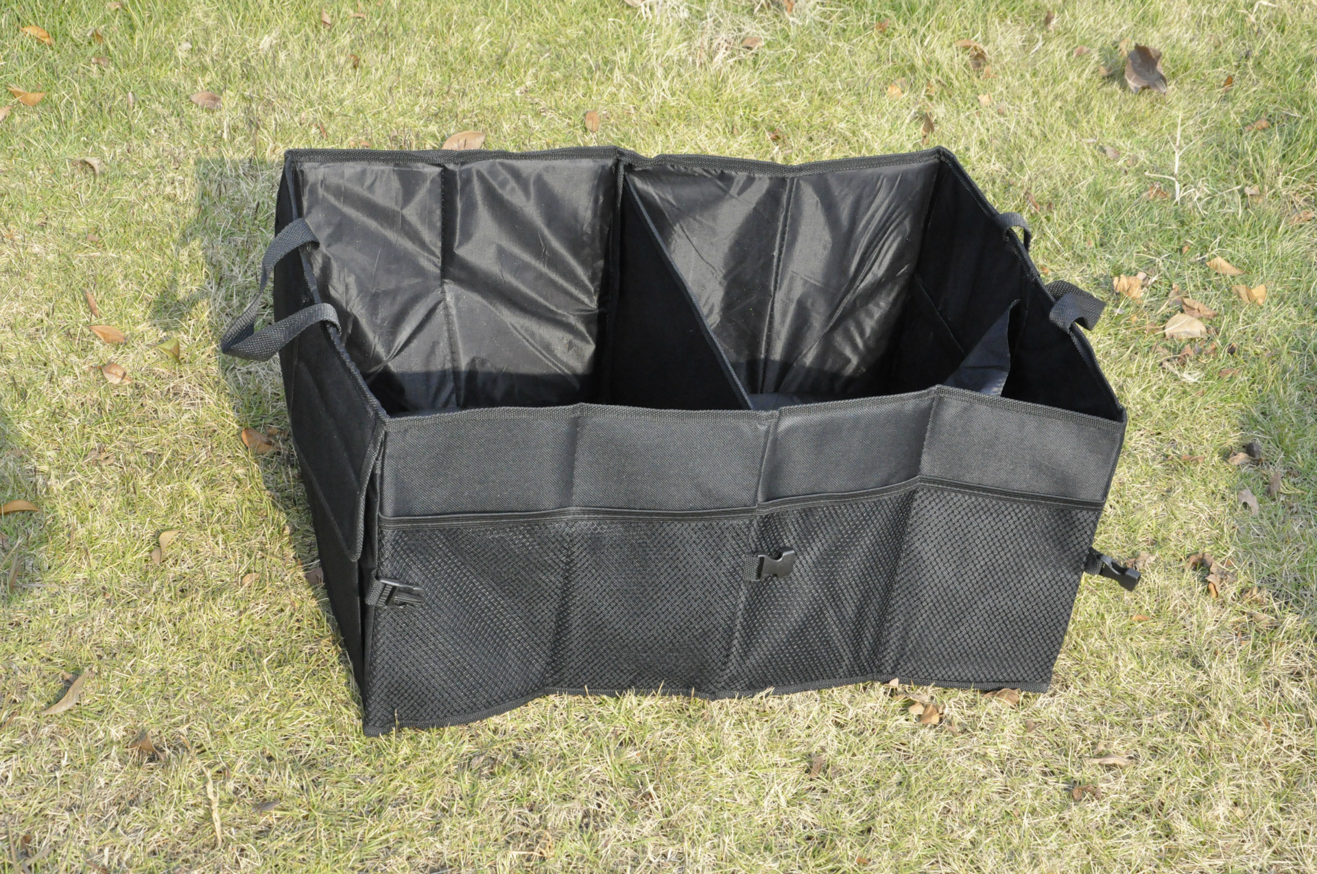 厂家直销汽车收纳箱黑色牛津布储物箱车用后备箱收纳包可定制logo详情37