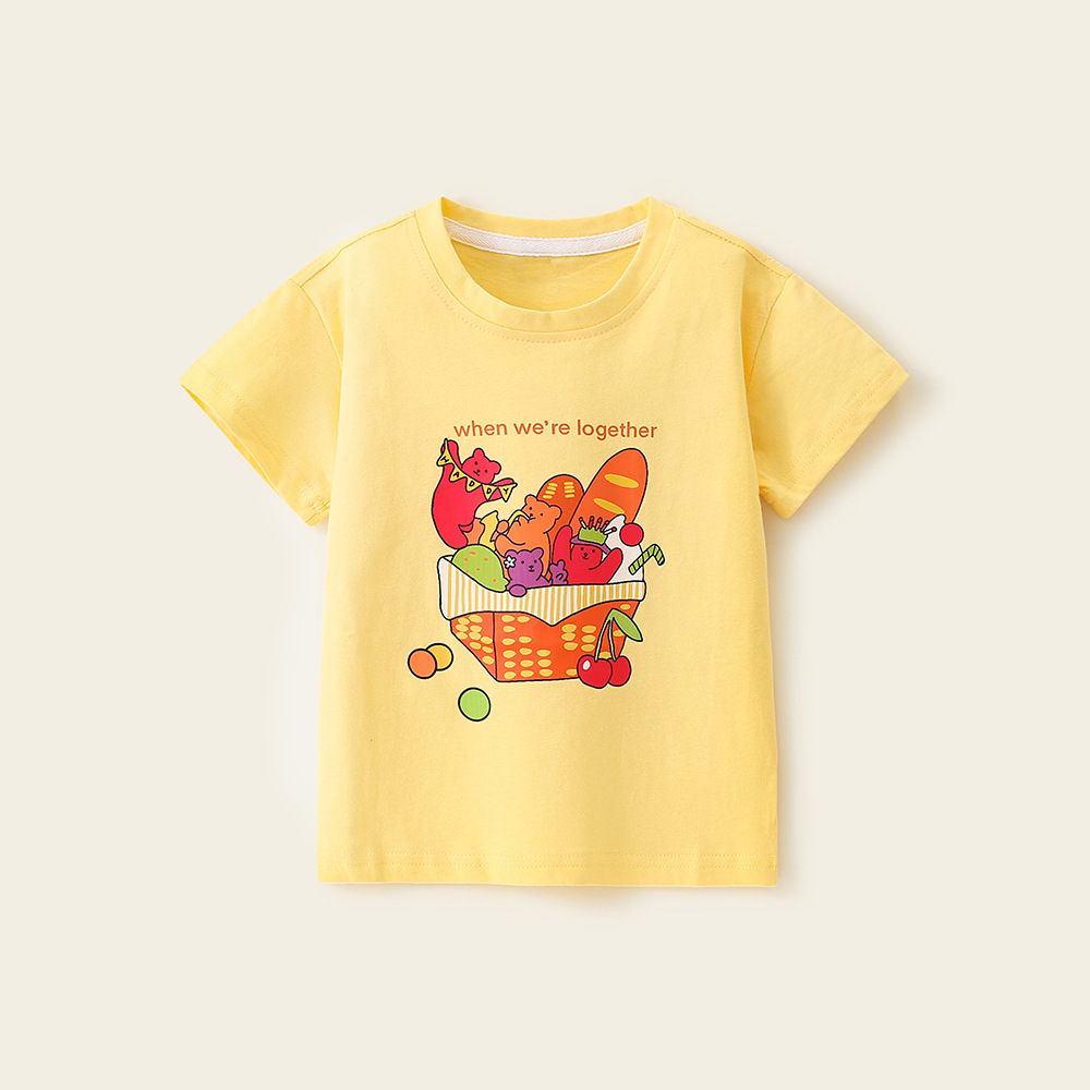夏装2024新款儿童短袖T恤男女童夏季童装中小童韩版纯棉半袖t时髦详情17