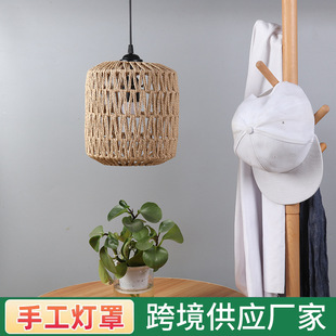爆款藤编花架三角支架花盆桌面创意多肉收纳容器植物架草编盆批发详情1