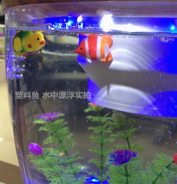 鱼缸装饰造景水母硅胶章鱼仿真荧光水草水族箱摆件用品  厂家批发详情42