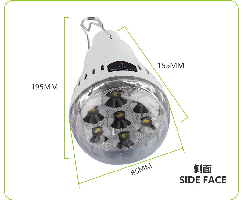 The manufacturer supplies solar bulb lamps, led charging bulbs, night market stalls, ubs mobile charging bulb lamps pic 3