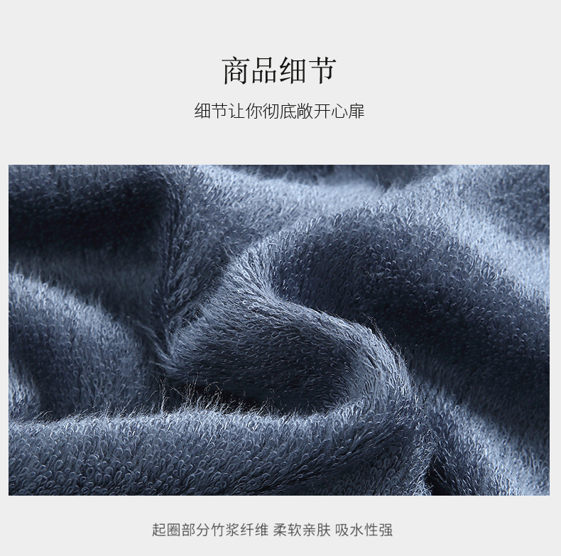 竹一百毛巾 竹纤维加厚柔软吸水毛巾 成人洗脸洗澡毛巾厂家直销详情10