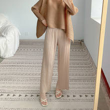 高档礼服三宅时尚连衣裙热卖新款法式收腰高弹褶皱气质优雅长裙子详情27