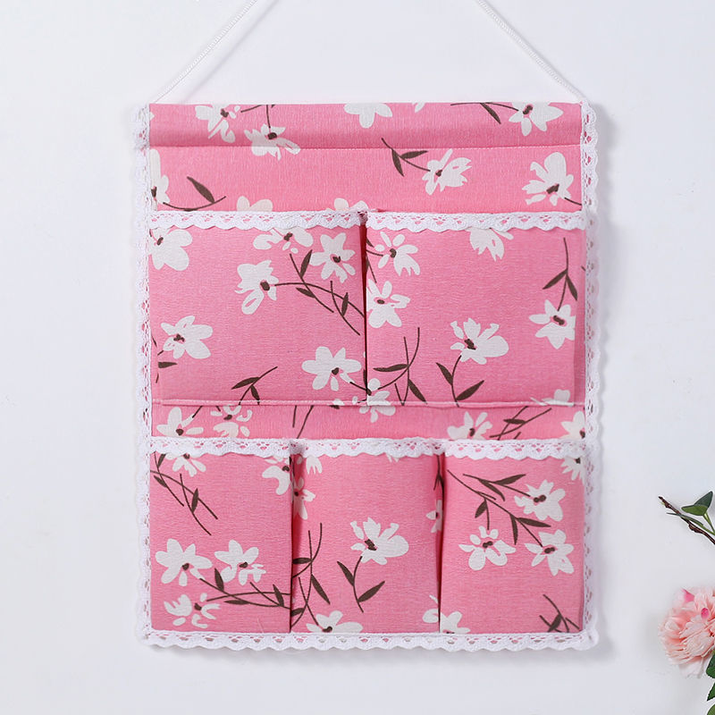 收纳袋棉麻宿舍挂袋墙挂式多层门后厨房卫生间床上壁挂悬挂式杂物详情24