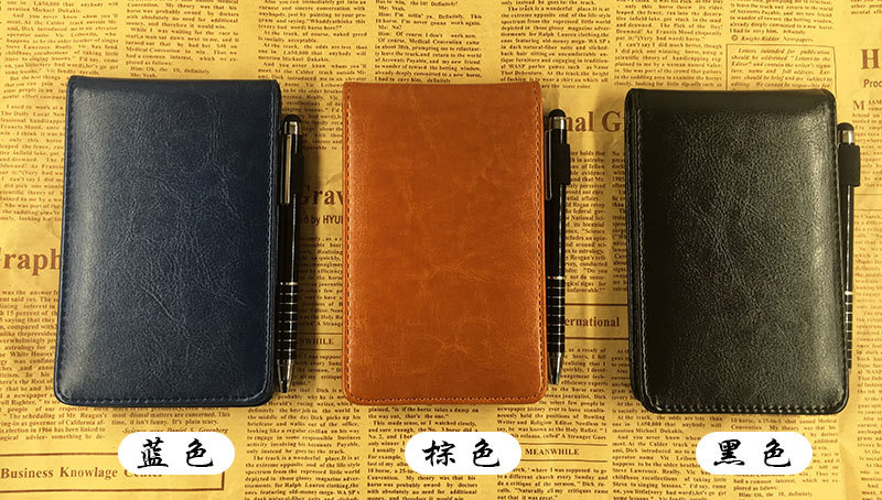 In-stock creative notebook A7 Portable small notebook with LOGO printing, multi-functional notepad, business work notebook pic 3