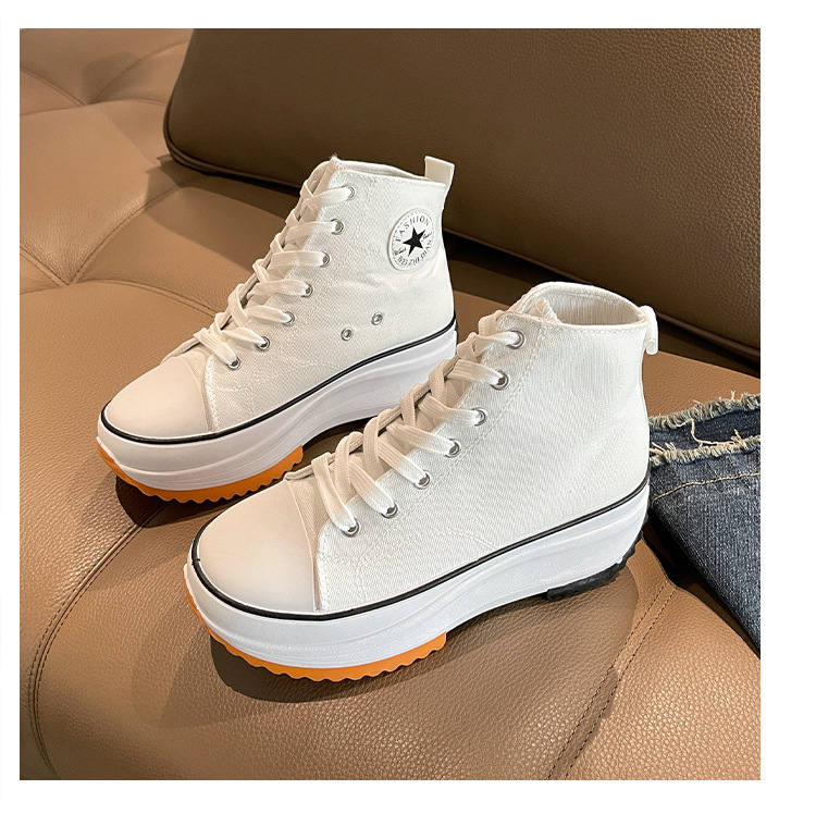 外贸大码女士高帮帆布鞋2023新款运动休闲单鞋百搭厚底透气小白鞋详情20