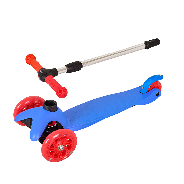 2024新款小米糕可折叠可升降带LED灯三档调节灯光调节高度滑板车详情10