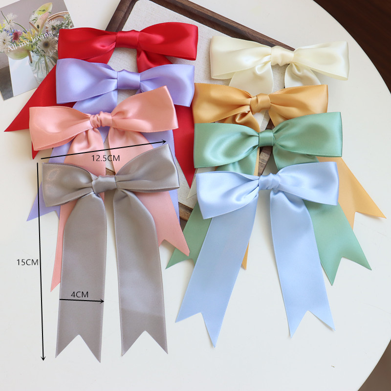 8分涤纶带双层燕尾包腰蝴蝶结 服装辅料头饰领结手工蝴蝶结现货详情3