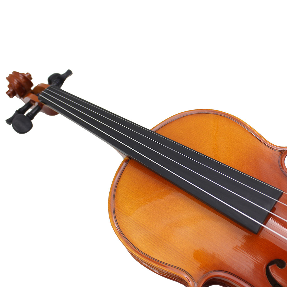 Aston Villa AV-03 Bright Natural color violin with Maple back and tiger grain solid wood Violin pic 14