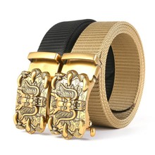 爆款男士编织腰带女士帆布松紧腰带弹力针扣休闲百搭皮带实力批发详情30