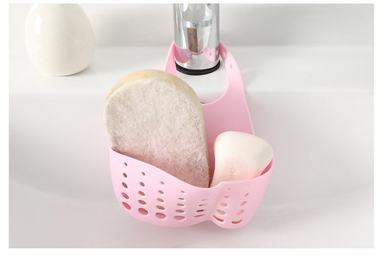 厨房水槽沥水篮收纳挂篮厨房小用品水龙头挂袋置物架收纳架详情7