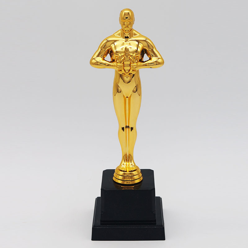The Academy Award statuette 24-centimeter electroplated plastic trophy is a metal plastic trophy that can be used as a logo pic 8
