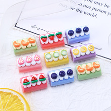 外贸高货色系配件 diy奶油胶自制手机壳水杯贴发夹饰品树脂材料详情8