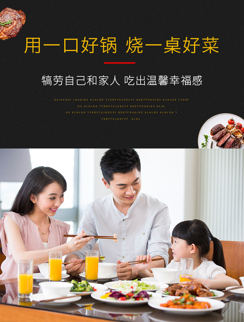 Thickened double-handled large wok, hotel and restaurant, commercial single-handled wok, household smokeless, non-stick, uncoated iron wok, special wok for stir-frying, cookware, kitchenware, hotel supplies, double-handled wok, stainless steel wok pic 12