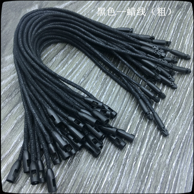 吊牌挂绳吊牌线绳子吊粒米色蜡绳棉绳女装服装标签绳衣服绳子弹头详情22
