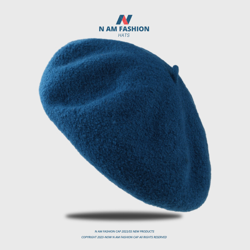 The British retro wool beret is a versatile choice for women in autumn and winter. The Korean version of the fashionable and trendy round face matching beret is now available in other categories pic 5