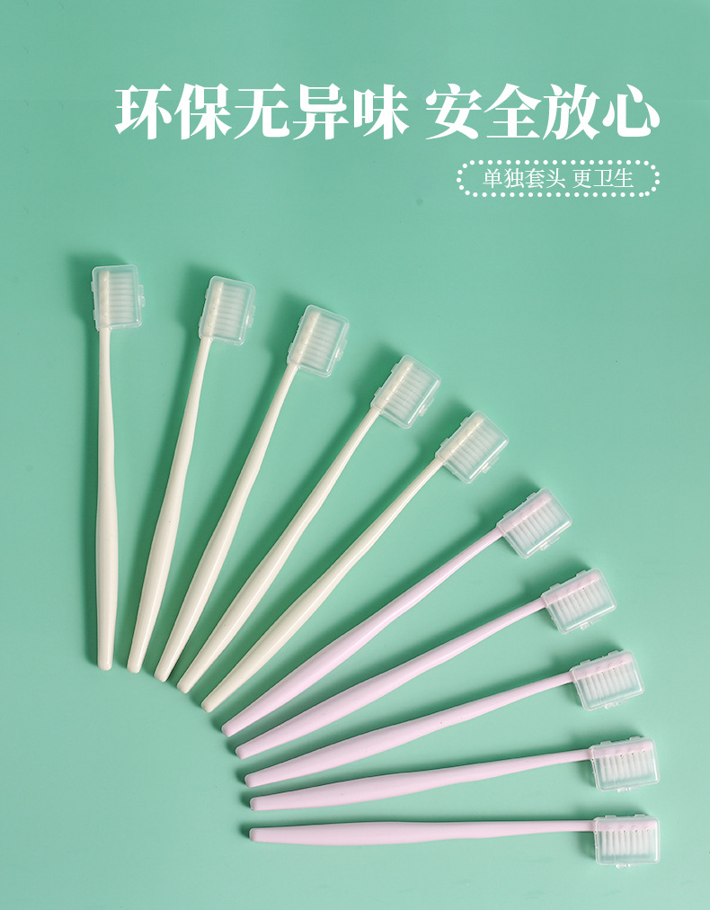 This is a popular Korean macaron ten-stick set and a Japanese Muji bamboo charcoal soft-bristled adult family toothbrush pic 4