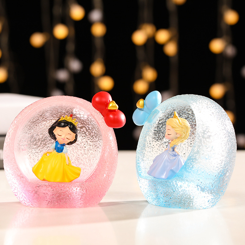 Wholesale of creative new gradient color Magic Princess star lights, girlish heart luminous night lights decorative gifts pic 4