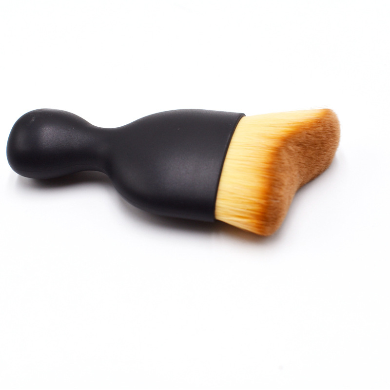 Shenglianqiu Cross-border best-selling Foundation Curve Refresh Single wave makeup brush, portable wine glass brush, foundation brush, contouring brush, contour highlight powder brush, beauty tool pic 4