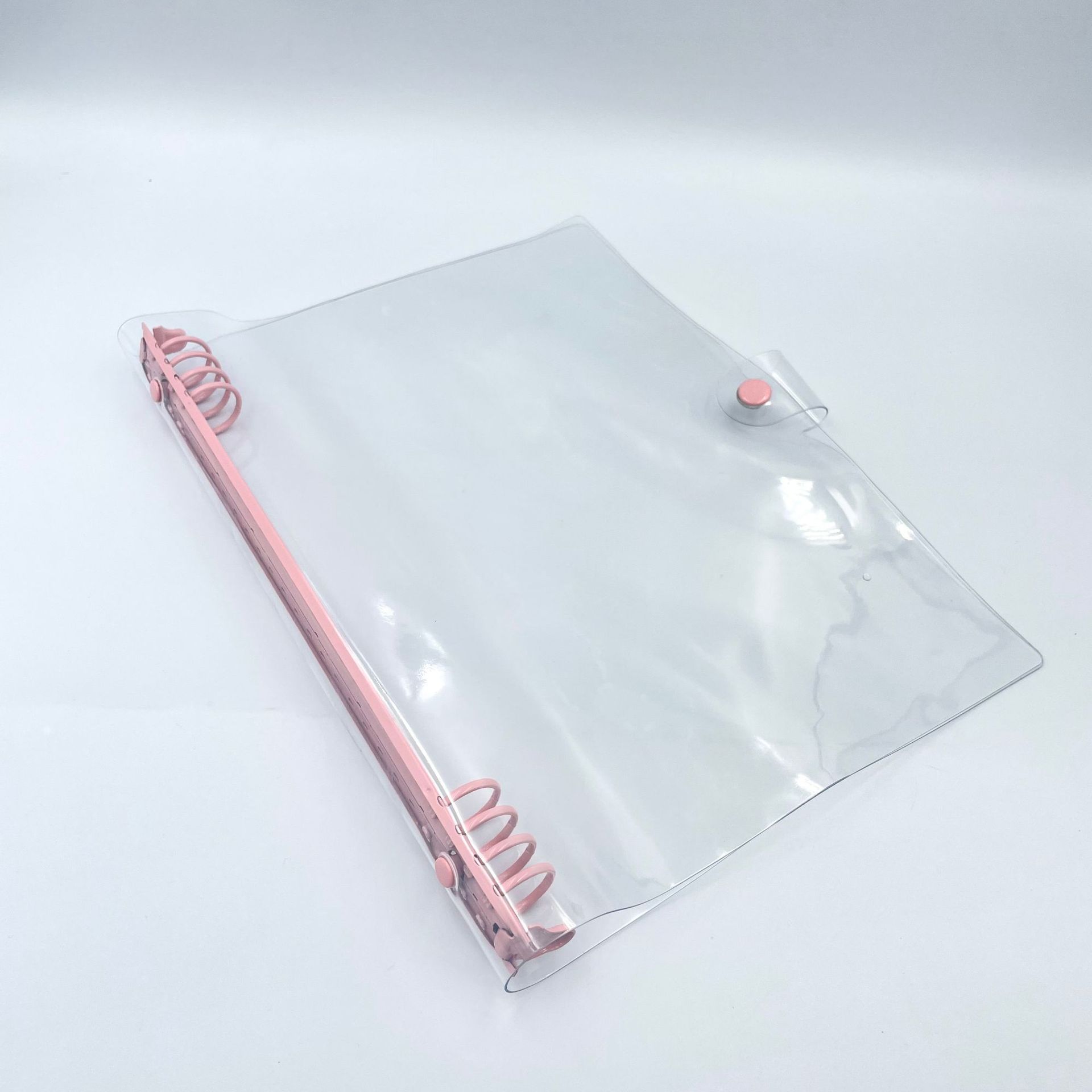مجلد PVC الشفاف B5 مجلد يدوي بثمانية مجلدات بالألوان من مجلد اليد pic 2