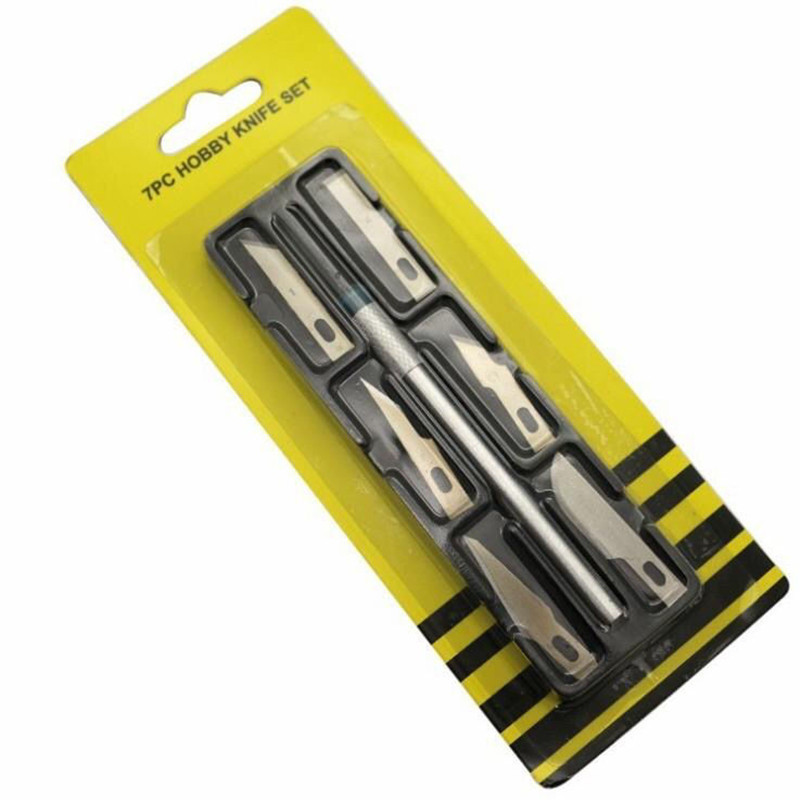 Factory direct supply of 7-piece engraving knife sets, engraving knives and cutting knives wholesale two-yuan store supply pic 3