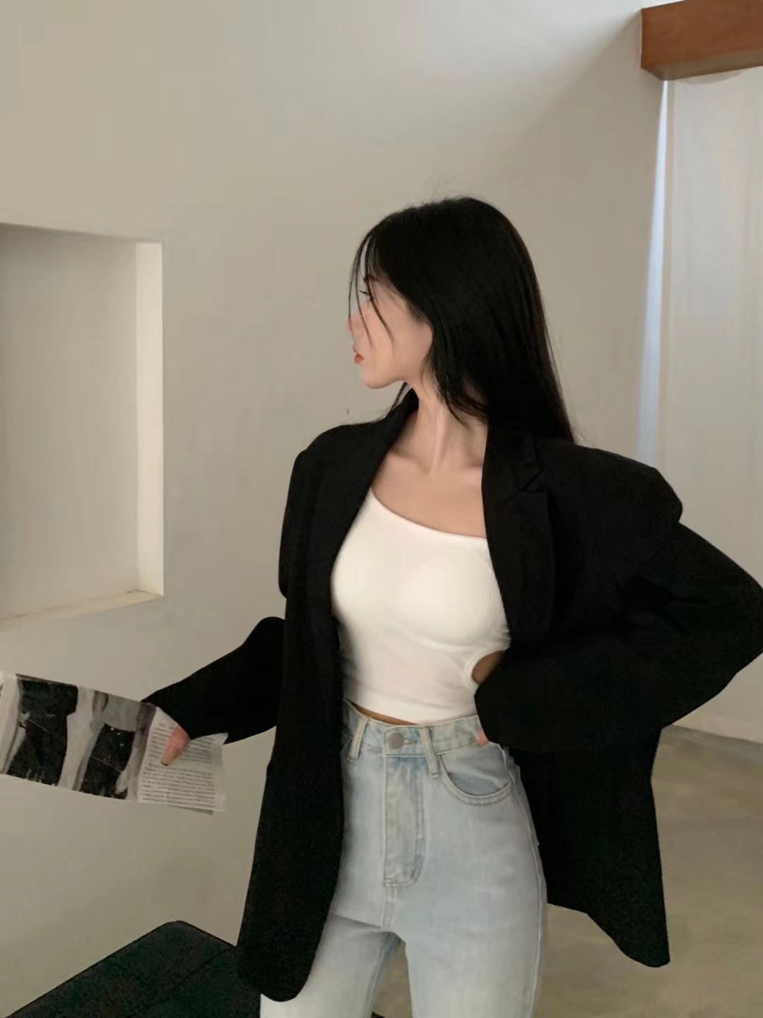 2021新款性感辣妹无痕斜肩抹胸一体固定杯百搭打底外穿裹胸美背女详情8