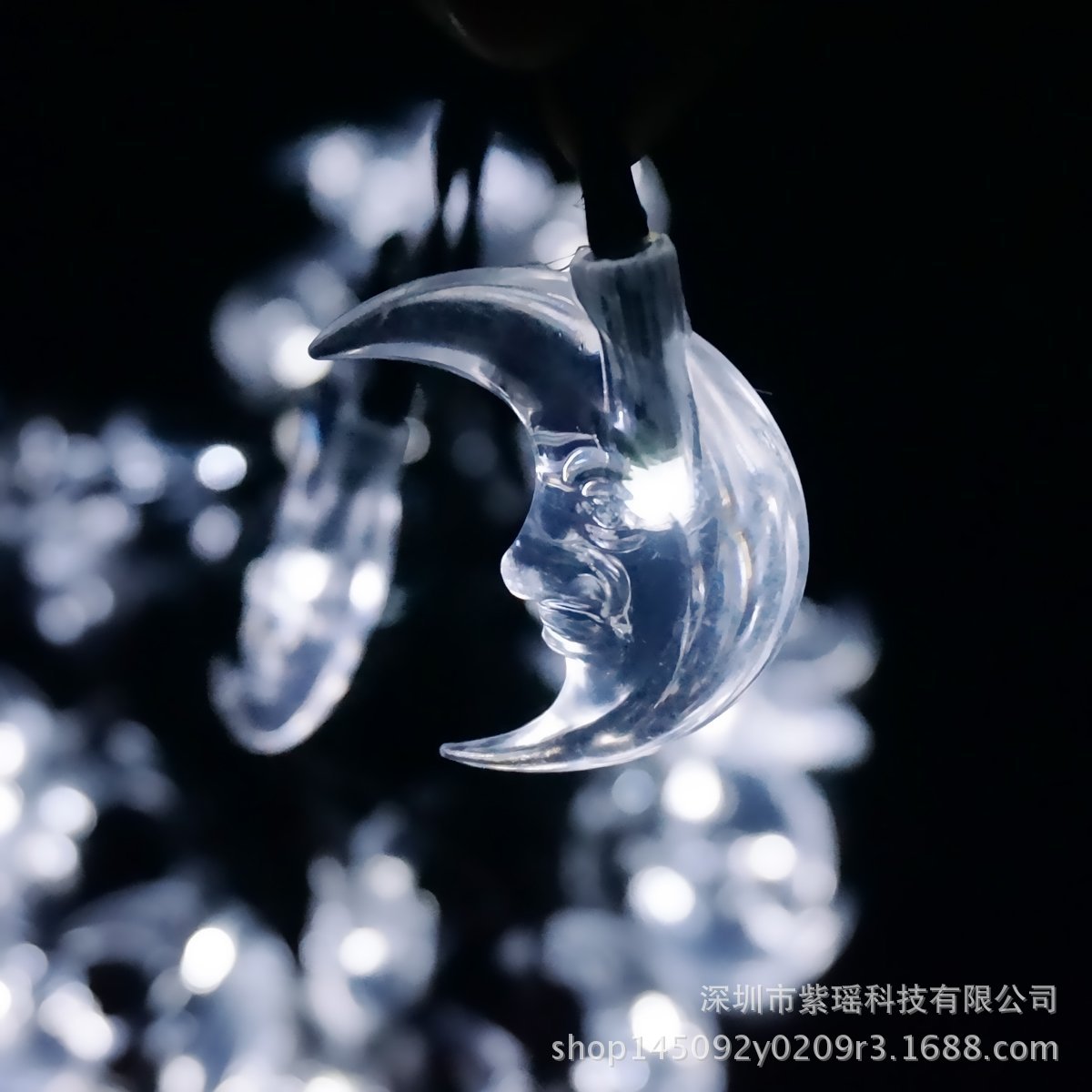 30LED solar light string, Moon Elder light string, rainproof outdoor Christmas landscape courtyard colorful lights pic 1