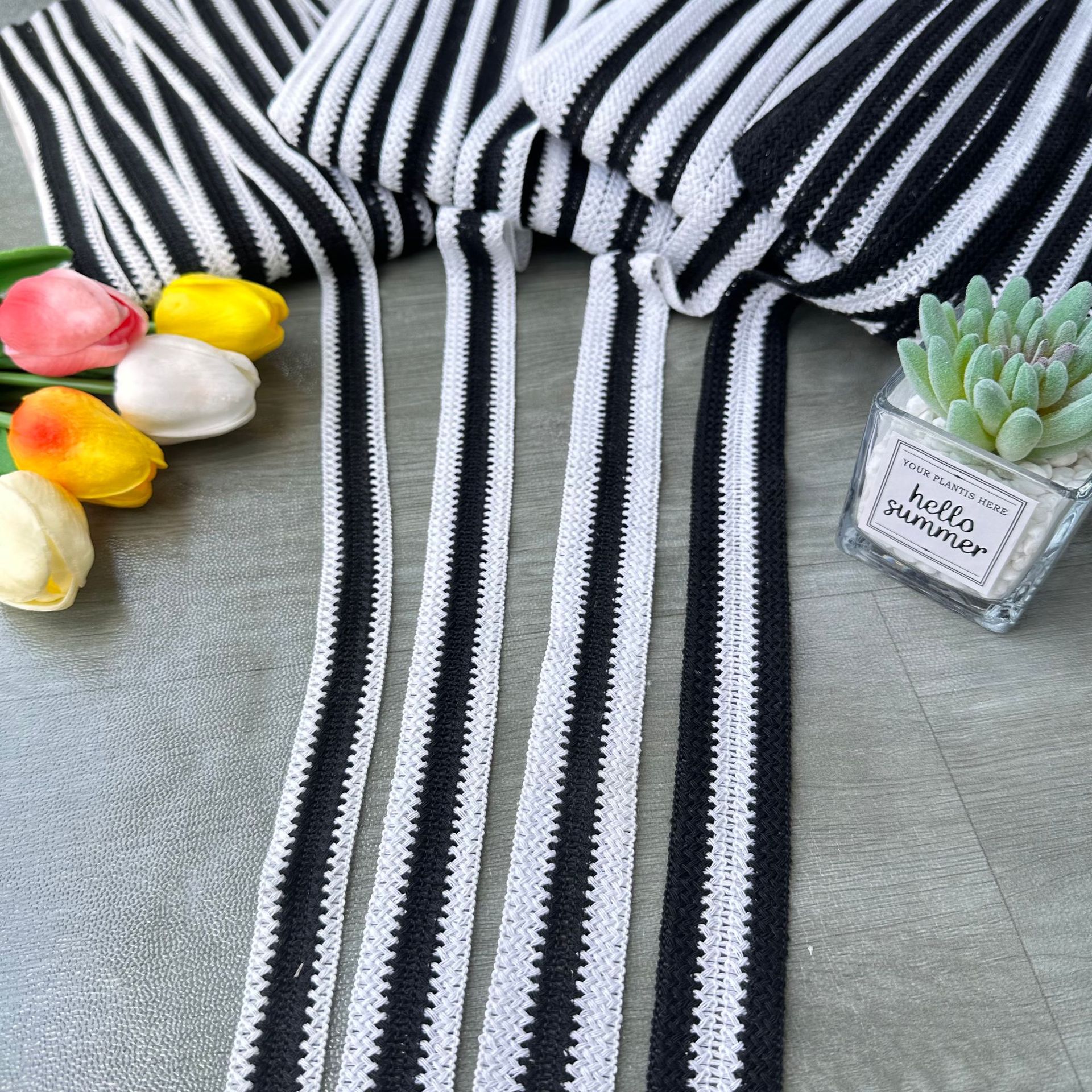 The manufacturer offers a wide range of polyester-cotton hemmed trims in various specifications and colors, as well as lace accessories for diy clothing and accessories pic 1