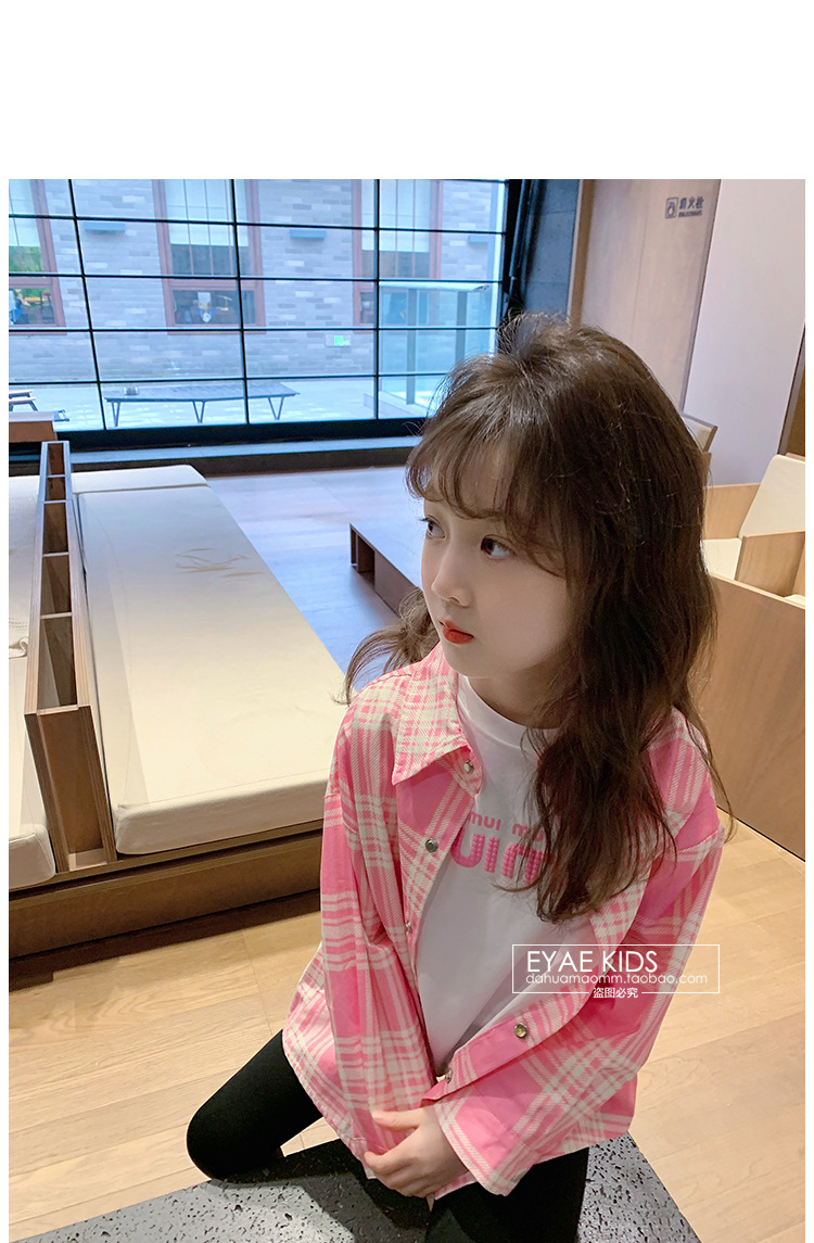 2024春装新款女童衬衣儿童衬衫洋气早春休闲长袖宝宝条纹上衣详情25