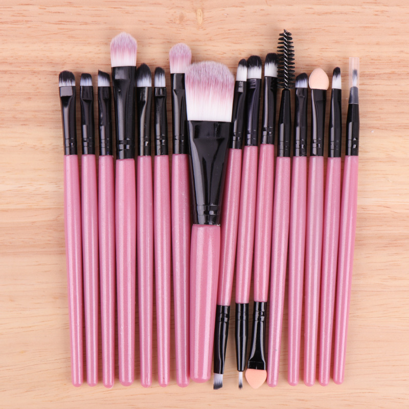 15-piece makeup brush set: eyeshadow brush, eye brush, eyebrow brush, eyelash brush, lip brush, complete set of beauty tools in stock, shanilak pic 4