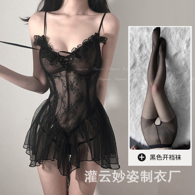 性感情趣内衣透明睡衣性趣调情制服诱惑挑逗用品激情套装透视7001详情10