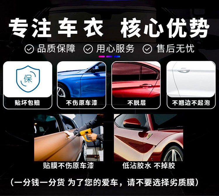 杜邦TPU隐形车衣膜汽车漆面保护膜透明车身贴膜防剐蹭透TPU车衣膜详情11