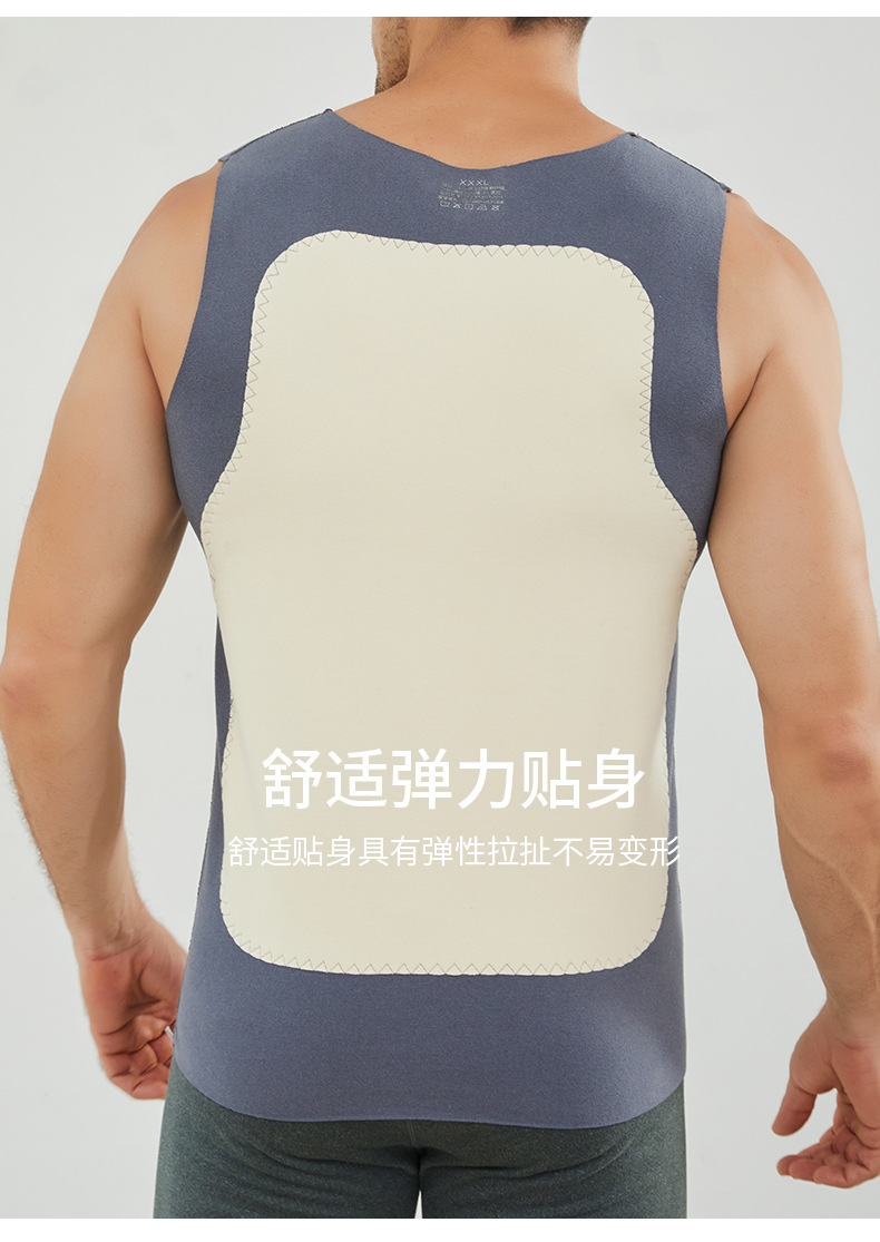 New slimming patch thickened German velvet thermal vest for women in autumn and winter, large-sized for men as a base vest pic 6