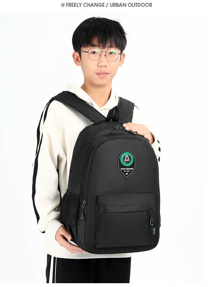 新款学生书包男大容量学生双肩包4-6年级初中生书包背包通勤书包详情24