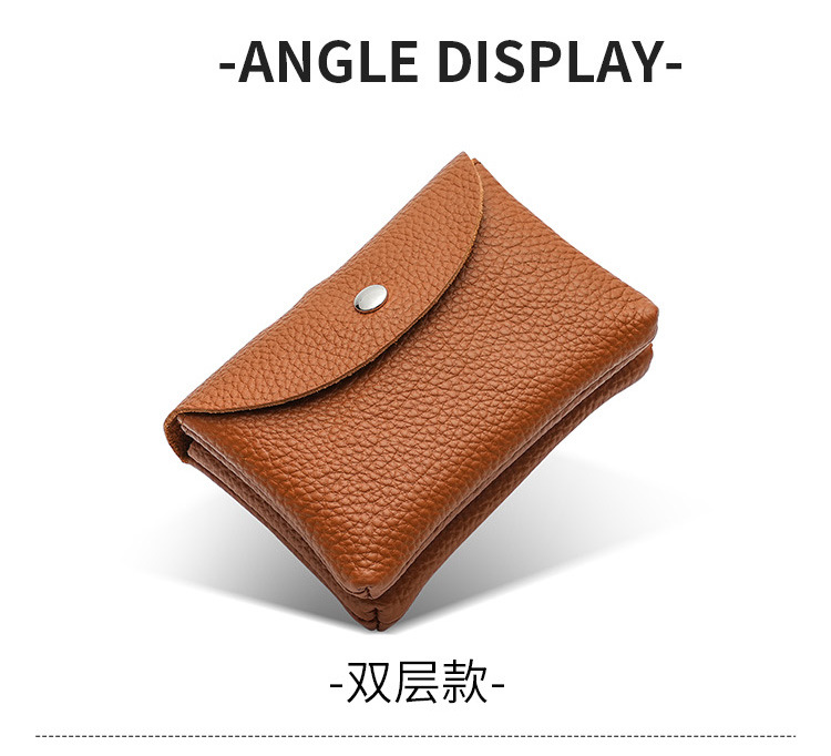 2023新款真皮零钱包女士硬币袋零錢包头层牛皮小钱包可放卡片钥匙详情25