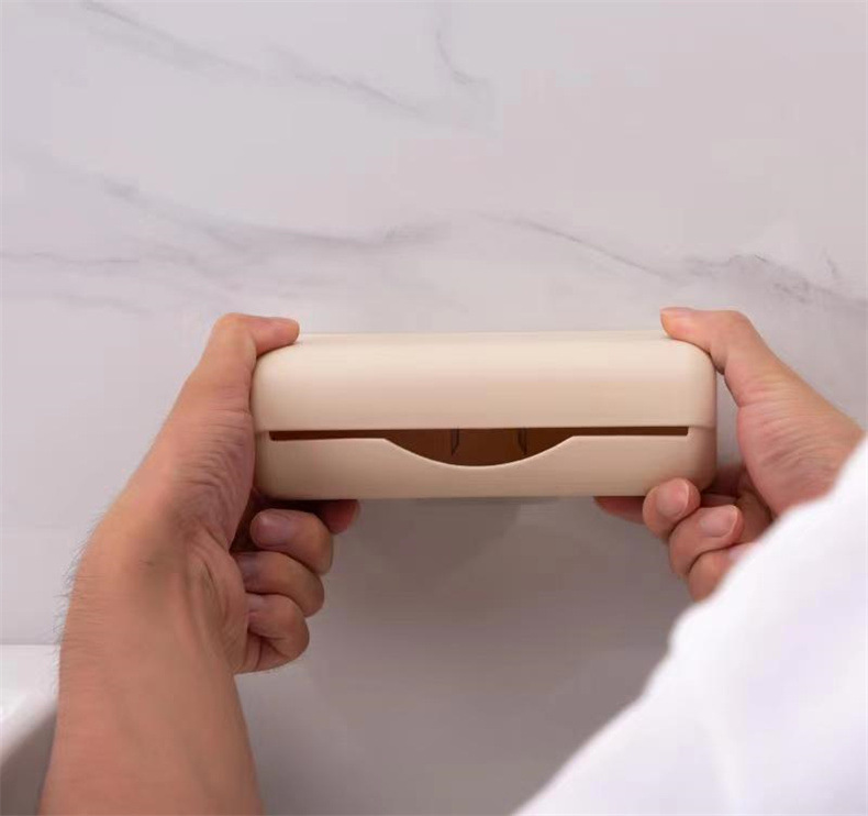 Wholesale garbage bag storage box, non-perforated wall-mounted shopping bag storage box, large-capacity plastic bag storage wonder pic 19