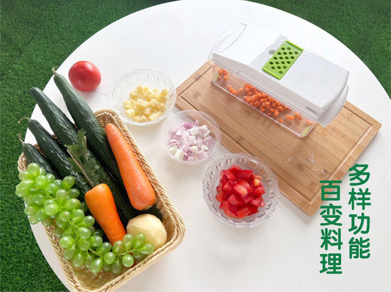 Cross-border bestseller Amazon multi-functional vegetable cutter, vegetable dicing and shredding cutter, kitchenware grater pic 6