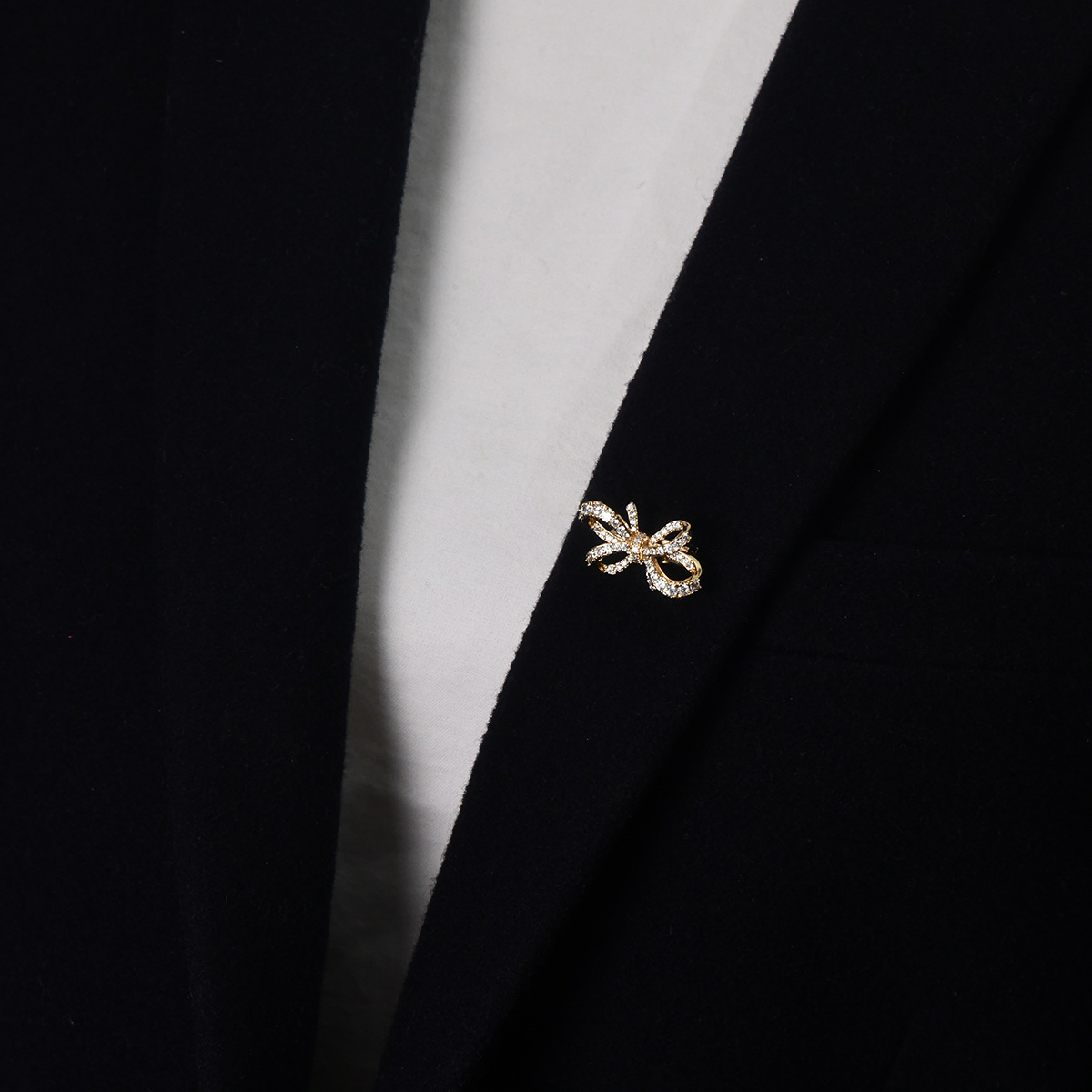 领针立体蝴蝶胸针纯铜微镶速卖通亚马逊跨境爆款迷你胸针婚礼配饰详情8