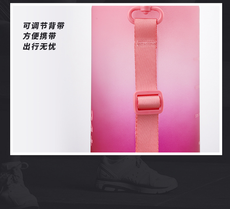 创意新款简约潮流大容量带吸管塑料杯子男女学生便携运动随手水杯详情18