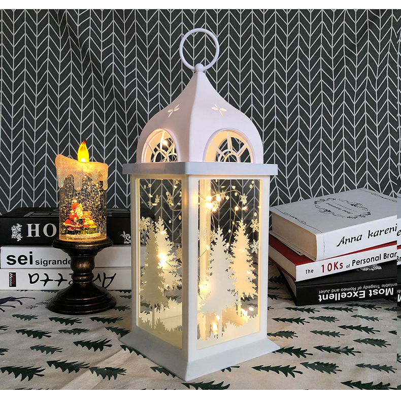 Wholesale of Christmas illuminated light hanging ornaments, illuminated hand-held wind lamps, bar window displays, restaurant and shopping mall decoration and decoration props pic 8