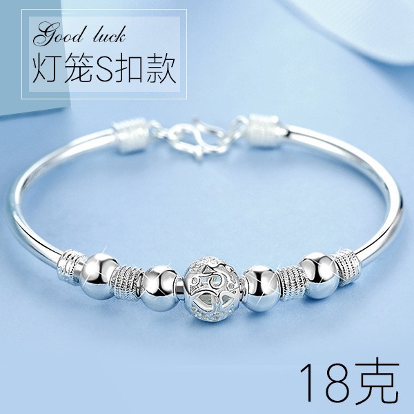 Circular meteor shower silver-plated bracelet, a simple and youthful silver jewelry bracelet with an ins design sense for women, as a gift for your girlfriend pic 33