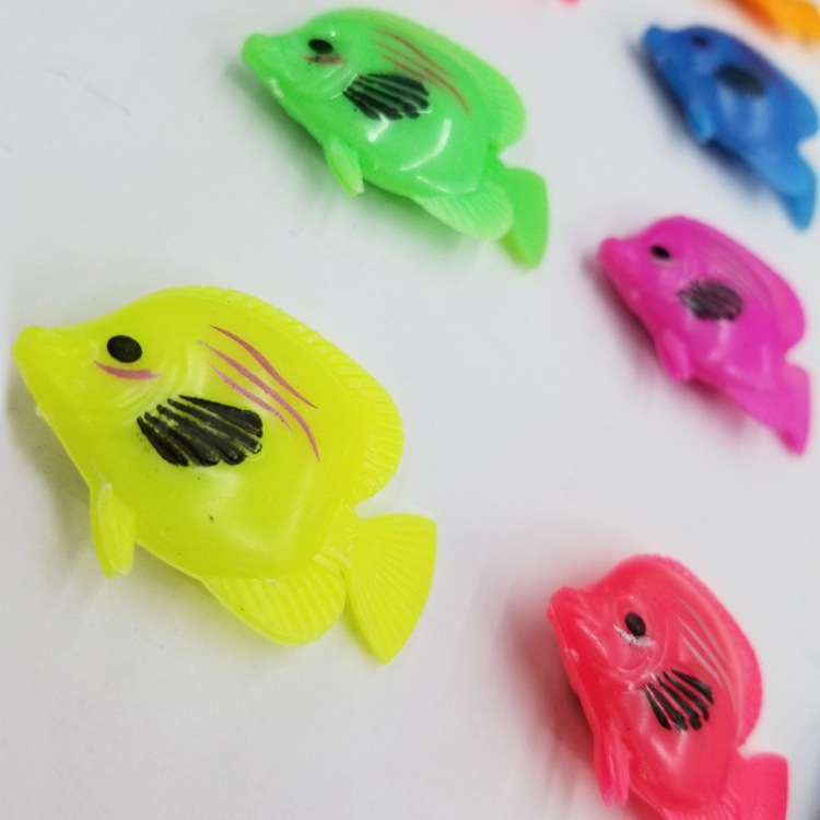 Wholesale of 10 floating plastic fish for fish tank decoration, including octopuses, plastic jellyfish and simulated small artificial fish pic 31