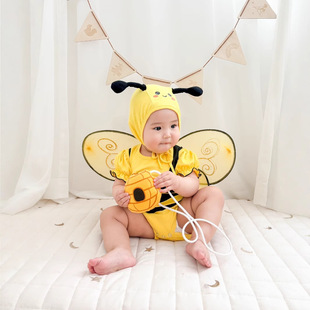 小童短袖T恤2025新款夏季宽松童装ins款时髦中小童夏装短袖上衣详情13