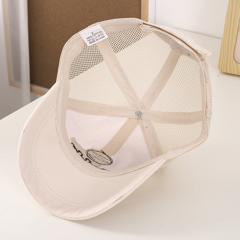 Sombreros para niños 2022 verano transpirable bebé verano mesh cap pato tongue sombrero para mujeres bebé malla protector solar sombrero de béisbol pic 8