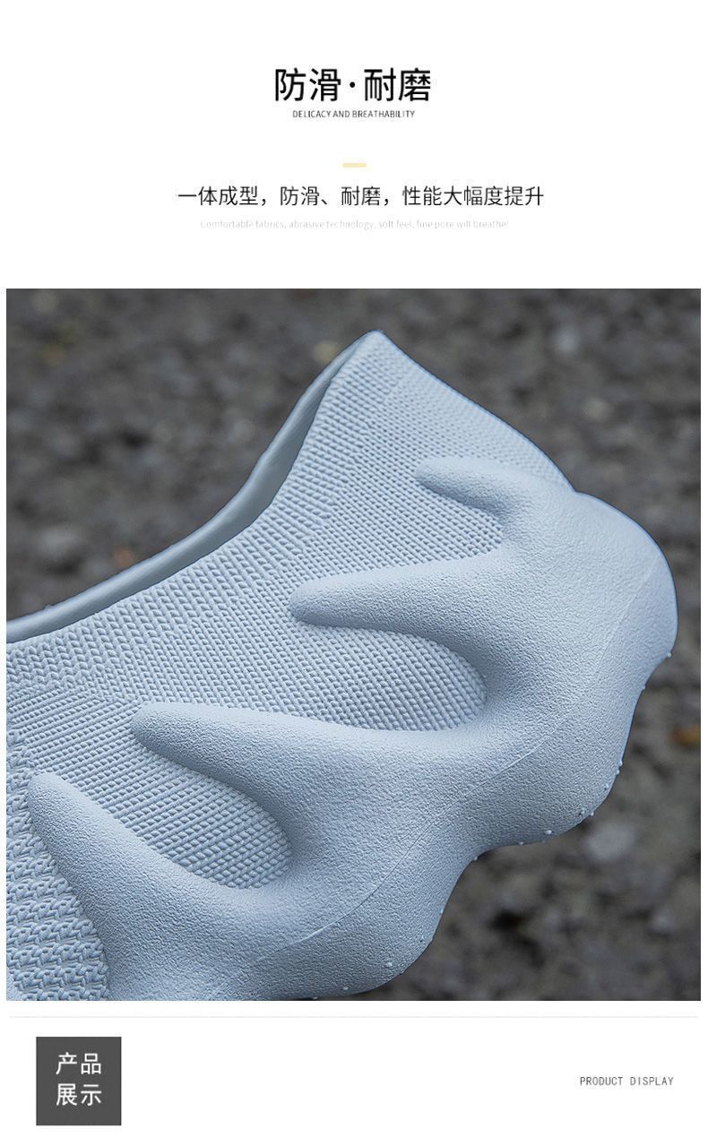 一件代发2024新款女雨鞋学生时尚低帮水鞋靴防滑短筒雨靴胶鞋套男详情15