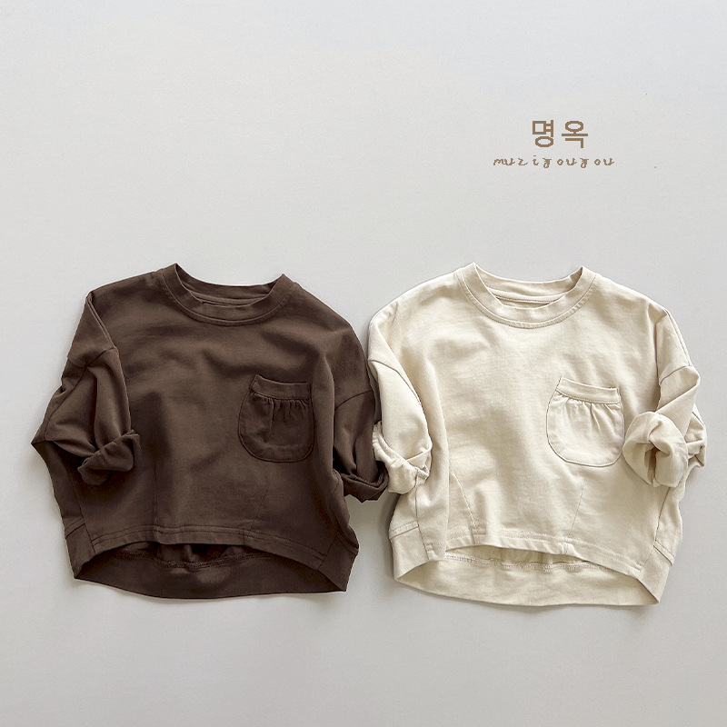 童装~男女童长袖T恤秋装新款儿童韩版宽松上衣宝宝日系百搭打底衫详情10