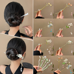 粉色多巴胺发卡y2k发夹配饰女式圆形无痕可爱小边夹新款刘海夹女详情4