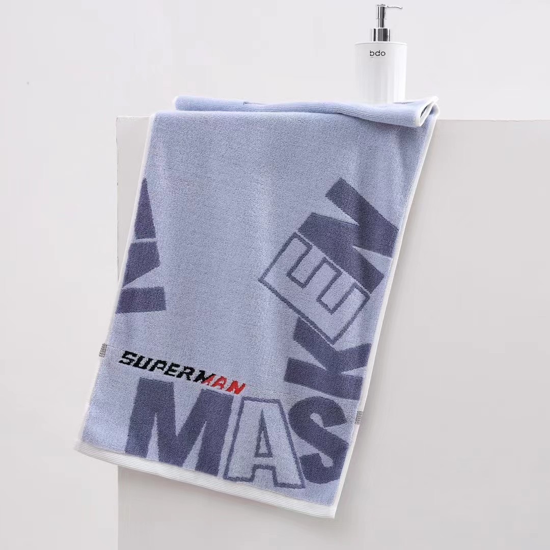 Guochao ting long 7030 geometric source factory toalla al por mayor jacquard engrosamiento suave toalla una pieza de reemplazo de cabello puede ser impreso LOGO toalla absorbente pic 4