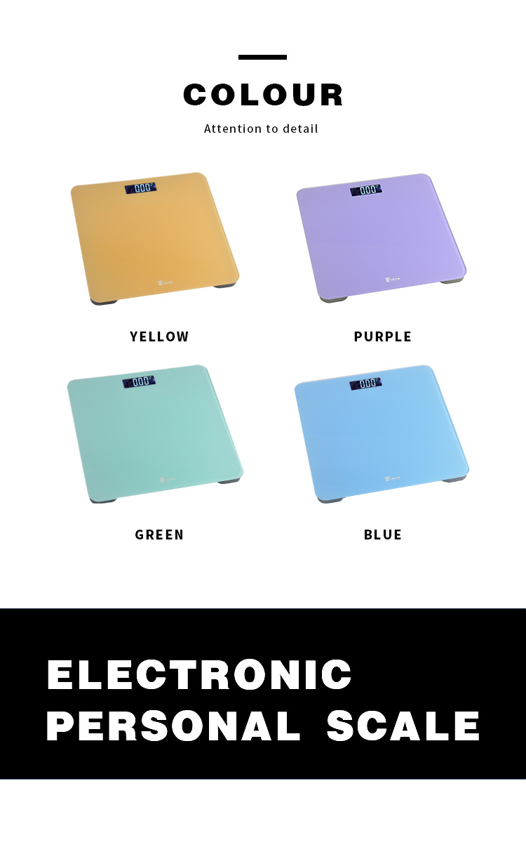 [FF1976-A16680]厂家直销家用电子人体秤跨境 外贸180KG体重秤LCD背光显示 电子称详情2