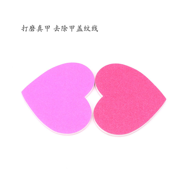 Special heart-shaped nail files, various irregular-shaped EVA sandpaper files, and special-shaped nail tools shanilak pic 6